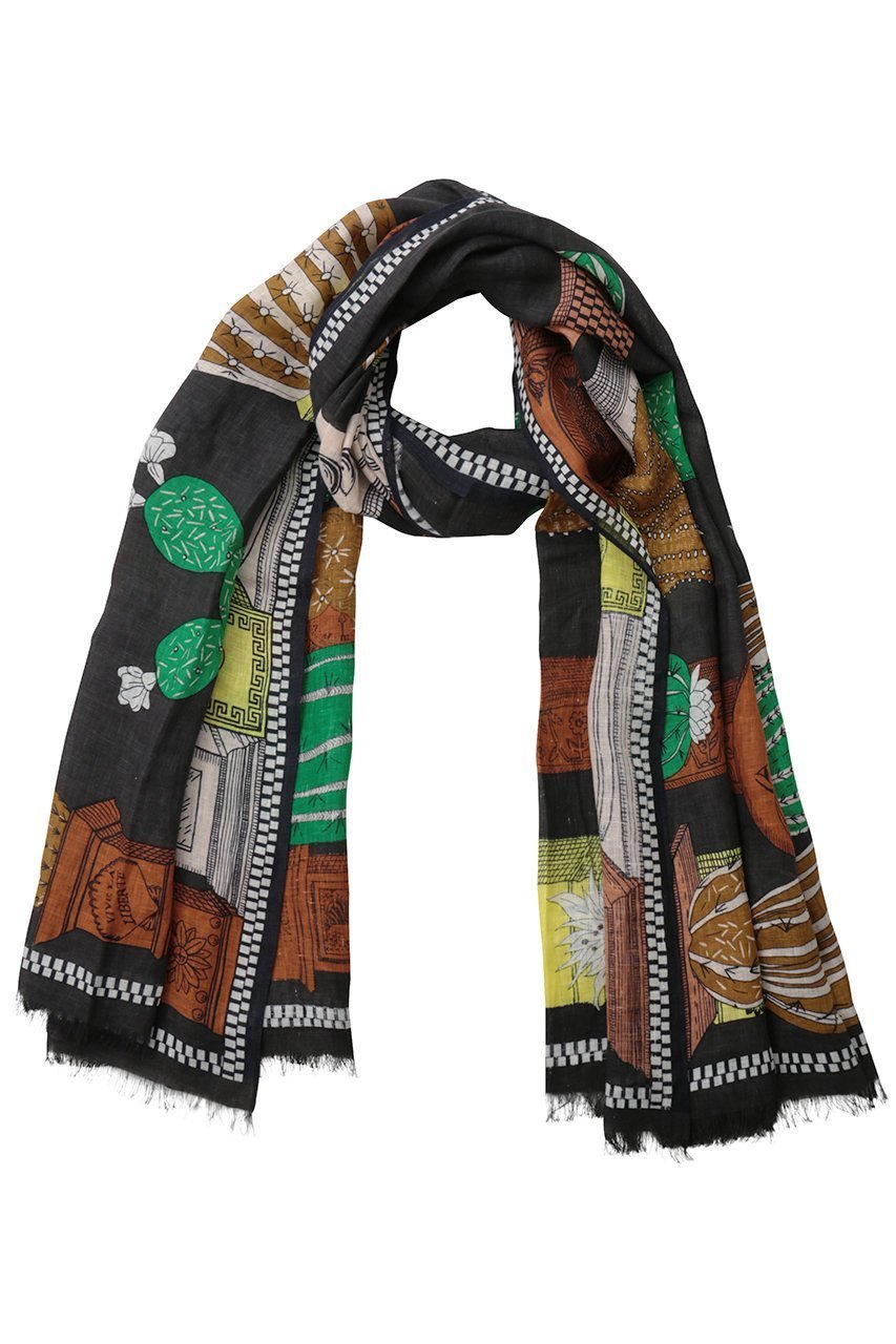 【プレインピープル/PLAIN PEOPLE】の【INOUI EDITIONS】ストール インテリア・キッズ・メンズ・レディースファッション・服の通販 founy(ファニー) 　ファッション　Fashion　レディースファッション　Fashion for Women　ストール　Soft & Warm Scarves　マフラー・スヌード / 冬小物の定番　Scarves & Mufflers　おすすめ　Recommended / Our Picks　ストール　Stole, Wrap　プリント　Print, Printed Pattern　マフラー　Scarf, Muffler　再入荷　Restock / Back in Stock　夏　Summer　イエロー|ID: prp329100004938156 ipo3291000000037054714