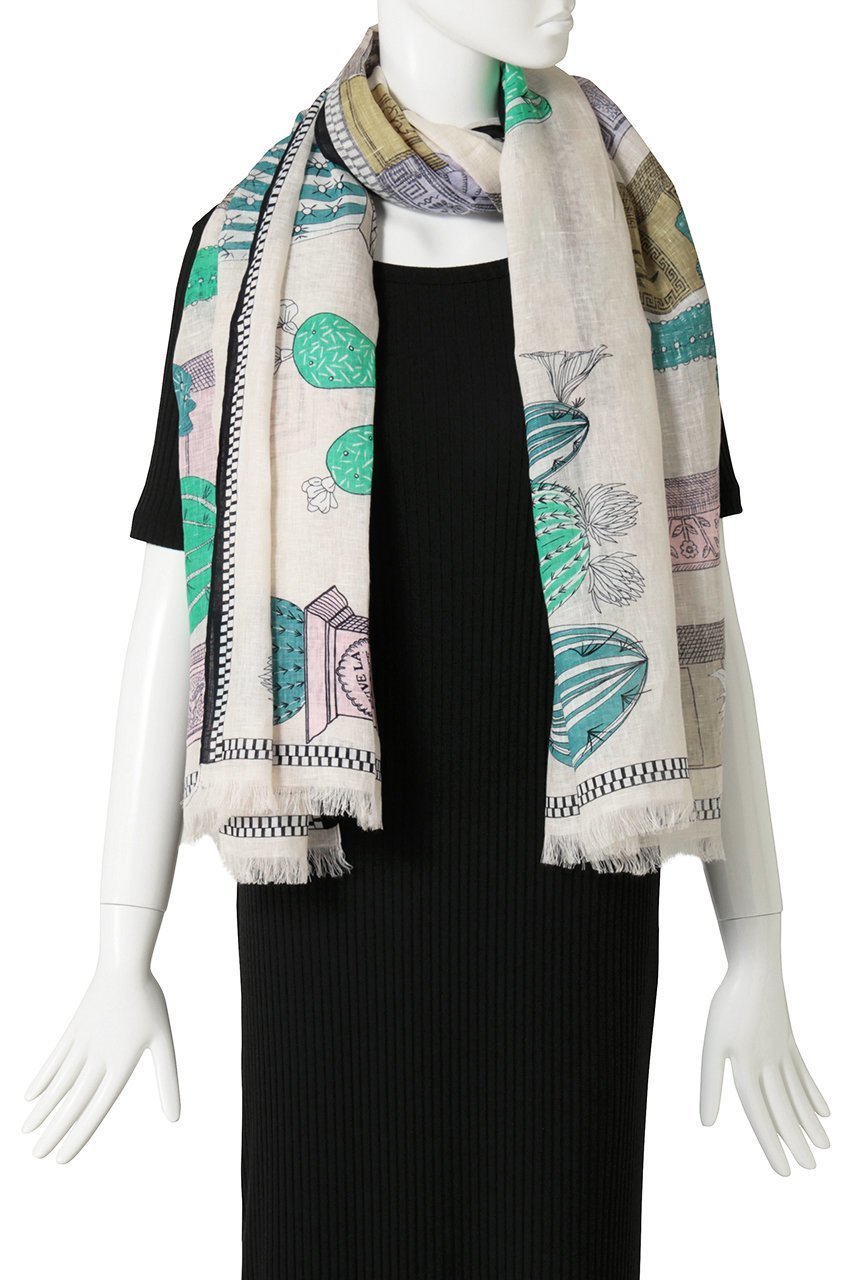 【プレインピープル/PLAIN PEOPLE】の【INOUI EDITIONS】ストール 人気、トレンドファッション・服の通販 founy(ファニー) 　ファッション　Fashion　レディースファッション　Fashion for Women　ストール　Soft & Warm Scarves　マフラー・スヌード / 冬小物の定番　Scarves & Mufflers　おすすめ　Recommended / Our Picks　ストール　Stole, Wrap　プリント　Print, Printed Pattern　マフラー　Scarf, Muffler　再入荷　Restock / Back in Stock　夏　Summer　other-2|ID: prp329100004938156 ipo3291000000037054715