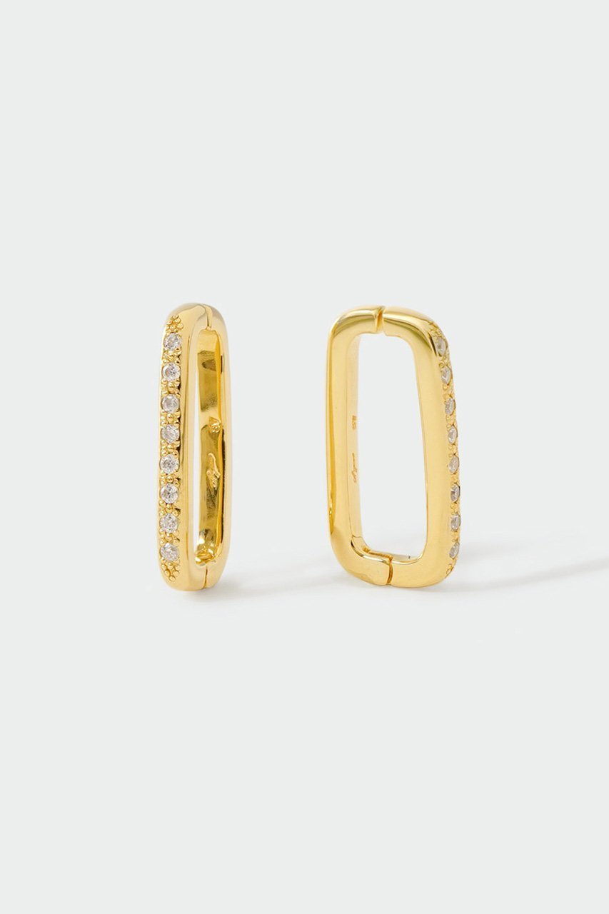 【アヤミ ジュエリー/AYAMI jewelry】のRectangle イヤリング インテリア・キッズ・メンズ・レディースファッション・服の通販 founy(ファニー) 　ファッション　Fashion　レディースファッション　Fashion for Women　ジュエリー　Jewelry　ファッションリング　Fashion Rings　イヤリング・フープ・ドロップタイプ　Hoop, Drop & Clip Earrings　イヤリング　Earrings　エレガント 上品　Elegant　再入荷　Restock / Back in Stock　ゴールド|ID: prp329100004938161 ipo3291000000037054750