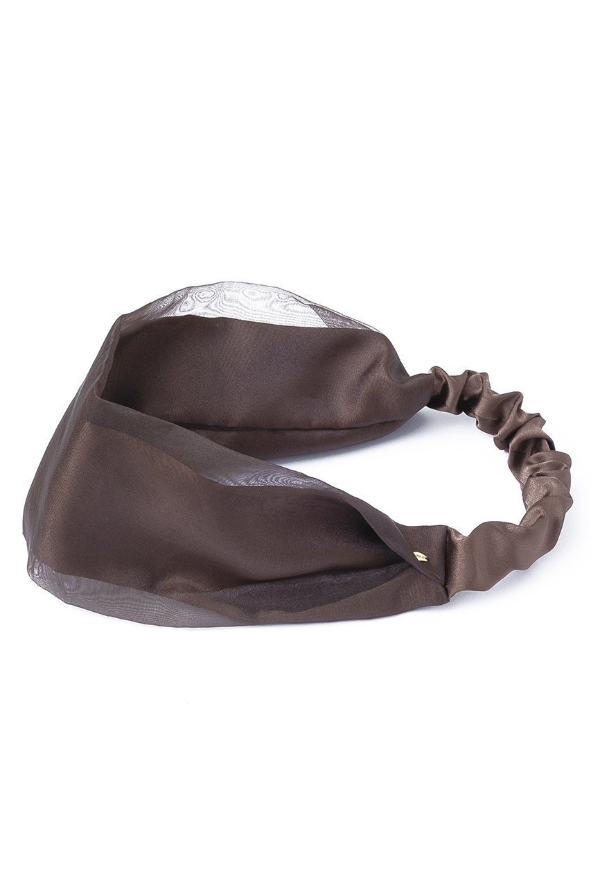 【イリスフォーセブン/IRIS 47】のsee-through ターバン インテリア・キッズ・メンズ・レディースファッション・服の通販 founy(ファニー) 　ファッション　Fashion　レディースファッション　Fashion for Women　シュシュ&ヘアアクセ/ヘアアレンジ　Scrunchies & Hair Accessories　アクセサリー　Fashion Accessories　ターバン　Turban, Headband　デニム　Denim, Jeans Material　モダン　Modern, Contemporary　ワンポイント　One Point, Statement Accent　エレガント 上品　Elegant　再入荷　Restock / Back in Stock　ブラウン|ID: prp329100004938164 ipo3291000000037054775