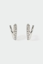 【アヤミ ジュエリー/AYAMI jewelry】のDouble Hoop イヤリング シルバー|ID: prp329100004938165 ipo3291000000037054784