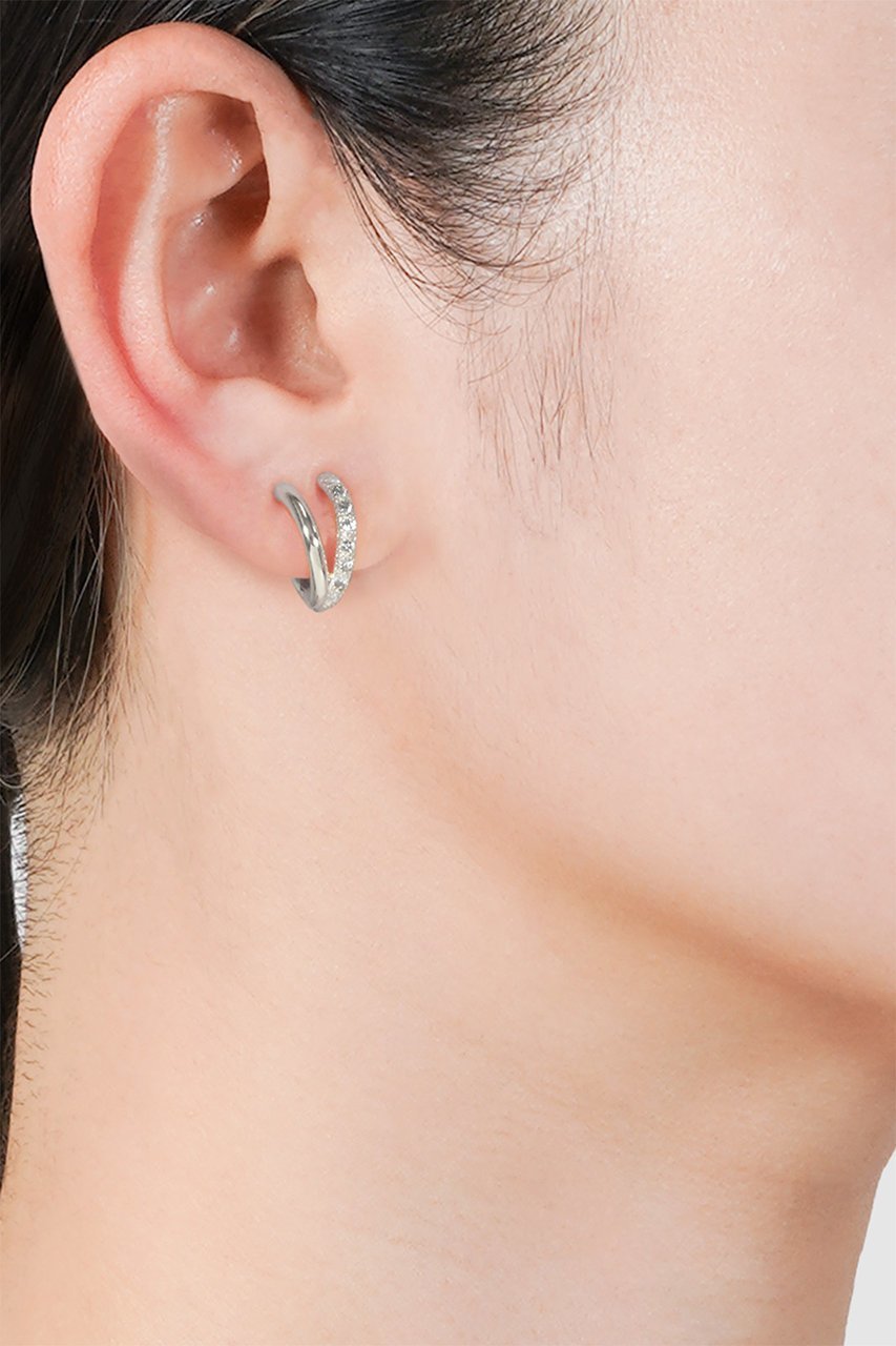 【アヤミ ジュエリー/AYAMI jewelry】のDouble Hoop イヤリング 人気、トレンドファッション・服の通販 founy(ファニー) 　ファッション　Fashion　レディースファッション　Fashion for Women　ジュエリー　Jewelry　ファッションリング　Fashion Rings　イヤリング・フープ・ドロップタイプ　Hoop, Drop & Clip Earrings　イヤリング　Earrings　バランス　Balance, Style Balance　エレガント 上品　Elegant　再入荷　Restock / Back in Stock　other-2|ID: prp329100004938165 ipo3291000000037054786