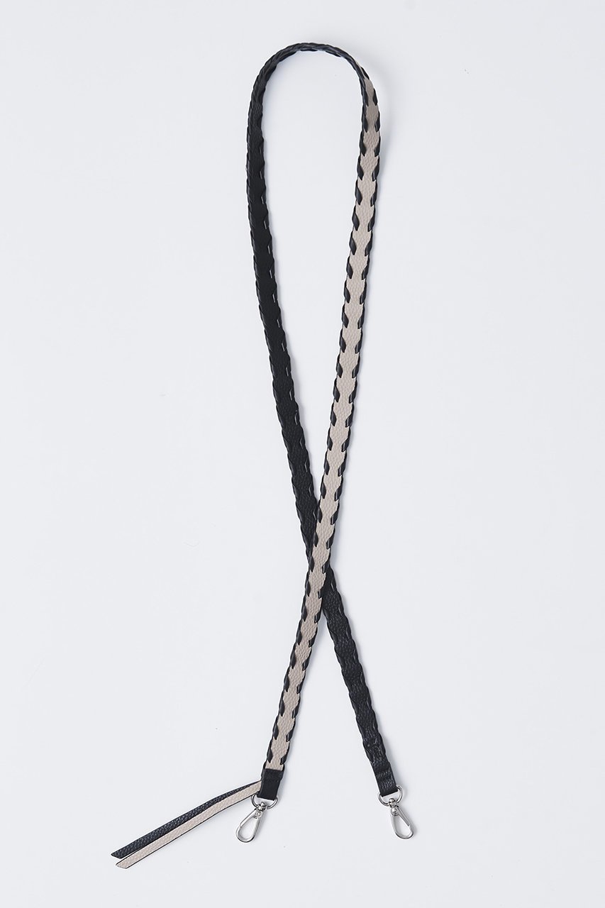 【エジュー/ajew】のdesign color shoulder インテリア・キッズ・メンズ・レディースファッション・服の通販 founy(ファニー) 　ファッション　Fashion　レディースファッション　Fashion for Women　カメラ　Camera Accessories　ショルダー　Shoulder, Shoulder Strap　シンプル　Simple, Minimal　ポケット　Pocket, Pocket Detail　ラップ　Wrap, Wrap Design　再入荷　Restock / Back in Stock　スマホケース　Smartphone Case　iPhone アイフォーン　iPhone　ブラック×ベージュ|ID: prp329100004938169 ipo3291000000037054820