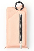 【エジュー/ajew】のajew vertical zipphone case shoulder ピーチピンク|ID: prp329100004938170 ipo3291000000037054839