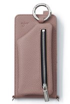 【エジュー/ajew】のajew vertical zipphone case shoulder ピンクベージュ|ID: prp329100004938170 ipo3291000000037054841