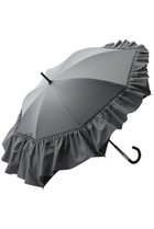 【ムーンバット/MOONBAT】の【Sun dress】晴雨兼用ショート アシンメトリーフリル チャコールグレー|ID: prp329100004938171 ipo3291000000037054856