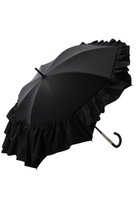 【ムーンバット/MOONBAT】の【Sun dress】晴雨兼用ショート アシンメトリーフリル ブラック|ID: prp329100004938171 ipo3291000000037054857