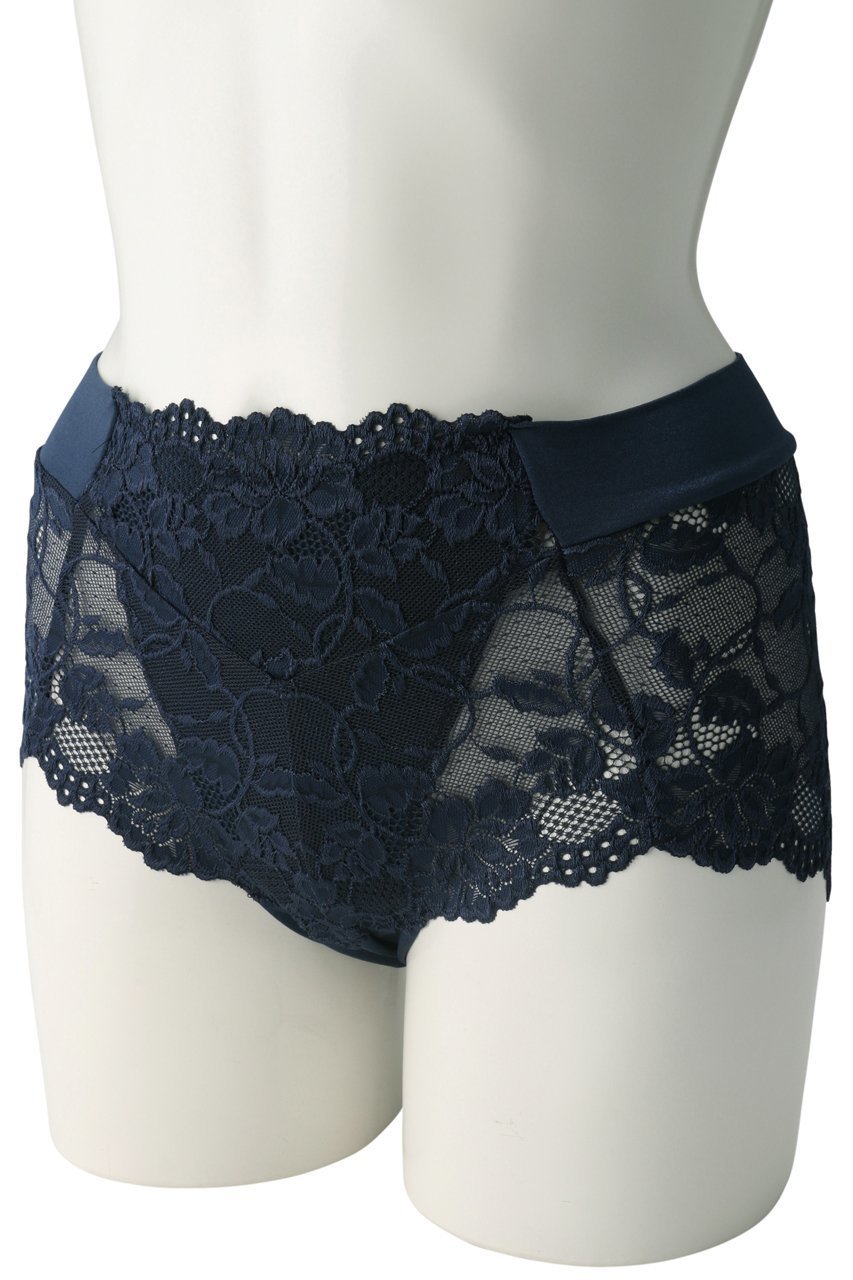 【ツェルマット/ZERMATT】のバックレース ジャストウエストショーツ Lサイズ インテリア・キッズ・メンズ・レディースファッション・服の通販 founy(ファニー) 　ファッション　Fashion　レディースファッション　Fashion for Women　下着・ランジェリー　Lingerie & Intimates　ショーツ・ランジェリー用ボトムス　Panties / Briefs / Lingerie Bottoms　ショーツ　Shorts, Short Pants　ランジェリー　Lingerie, Intimate Wear　レース　Lace, Lace Fabric　再入荷　Restock / Back in Stock　ダークネイビー|ID: prp329100004938183 ipo3291000000037054949
