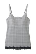 【キッドブルー/KID BLUE】の26ギンガムシアーチェックカップ付キャミ 人気、トレンドファッション・服の通販 founy(ファニー) ファッション Fashion レディースファッション Fashion for Women 下着・ランジェリー Lingerie & Intimates その他ランジェリー・インナーアイテム Other Lingerie / Intimates インナー Innerwear キャミ Camisole, Cami Top キャミソール Camisole, Spaghetti Strap Top ギンガム Gingham, Gingham Fabric シアー Sheer, See-Through チェック Check, Plaid, Tartan フェミニン Feminine, Girly ランジェリー Lingerie, Intimate Wear レース Lace, Lace Fabric エレガント 上品 Elegant 再入荷 Restock / Back in Stock thumbnail チャコール|ID: prp329100004938189 ipo3291000000037055017