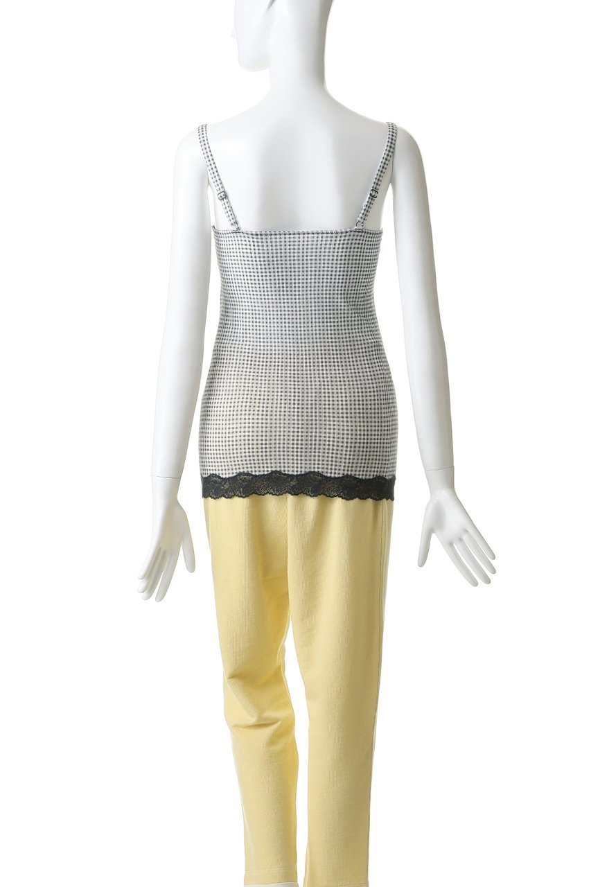 【キッドブルー/KID BLUE】の26ギンガムシアーチェックカップ付キャミ 人気、トレンドファッション・服の通販 founy(ファニー) 　ファッション　Fashion　レディースファッション　Fashion for Women　下着・ランジェリー　Lingerie & Intimates　その他ランジェリー・インナーアイテム　Other Lingerie / Intimates　インナー　Innerwear　キャミ　Camisole, Cami Top　キャミソール　Camisole, Spaghetti Strap Top　ギンガム　Gingham, Gingham Fabric　シアー　Sheer, See-Through　チェック　Check, Plaid, Tartan　フェミニン　Feminine, Girly　ランジェリー　Lingerie, Intimate Wear　レース　Lace, Lace Fabric　エレガント 上品　Elegant　再入荷　Restock / Back in Stock　other-4|ID: prp329100004938189 ipo3291000000037055020