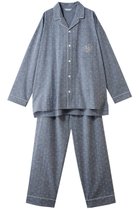 【キッドブルー/KID BLUE】の26ドビードットシャンブレーパジャマ ネイビー|ID: prp329100004938191 ipo3291000000037351081
