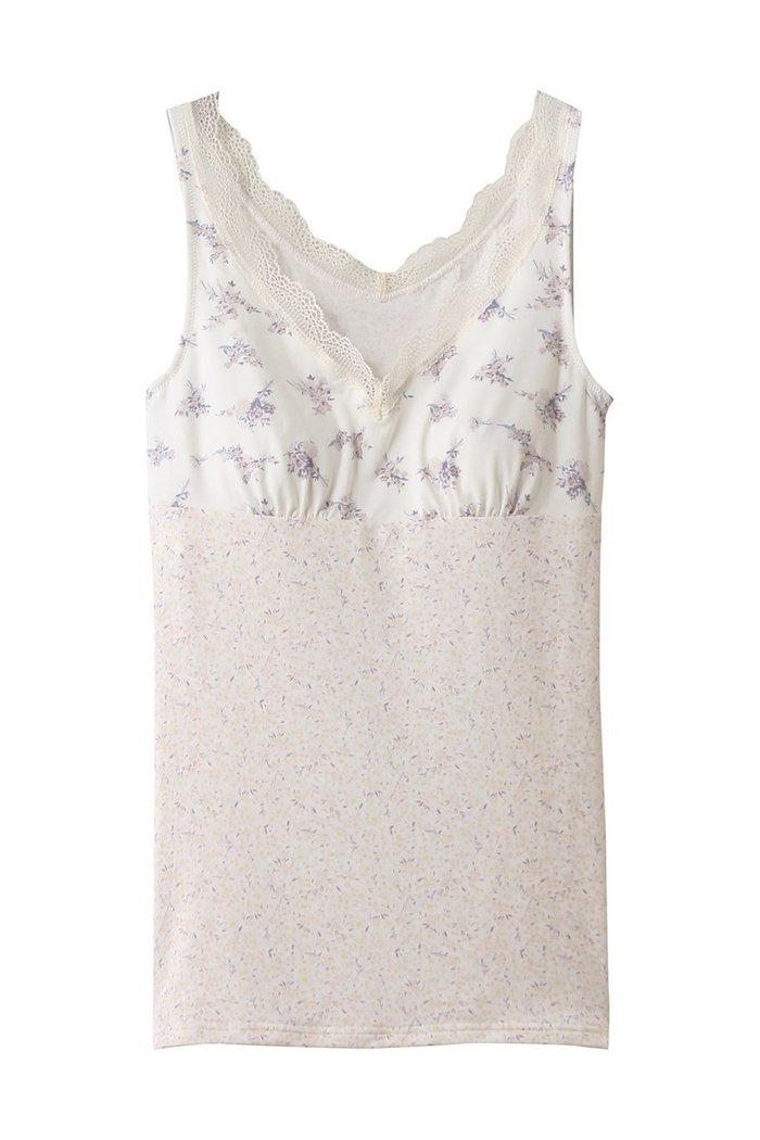 【キッドブルー/KID BLUE】の26ブリティッシュブーケカップ付キャミ インテリア・キッズ・メンズ・レディースファッション・服の通販 founy(ファニー) https://founy.com/ ファッション Fashion レディースファッション Fashion for Women 下着・ランジェリー Lingerie & Intimates その他ランジェリー・インナーアイテム Other Lingerie / Intimates なめらか Smooth, Silky Texture インナー Innerwear キャミ Camisole, Cami Top フェミニン Feminine, Girly ランジェリー Lingerie, Intimate Wear レース Lace, Lace Fabric 再入荷 Restock / Back in Stock |ID: prp329100004938194 ipo3291000000037055052