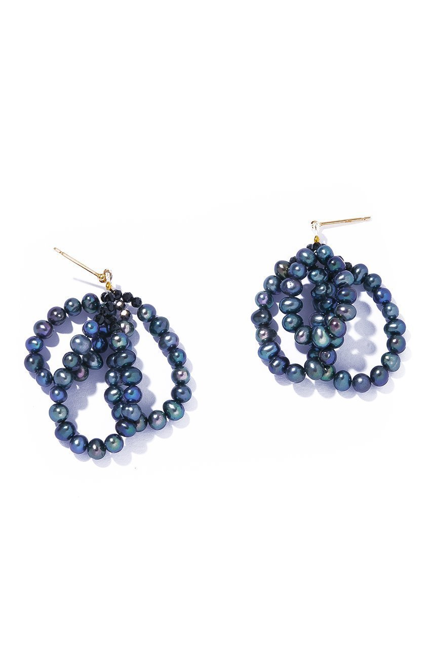 【ルボンボン/les bonbon】のconation pearl ピアス インテリア・キッズ・メンズ・レディースファッション・服の通販 founy(ファニー) 　ファッション　Fashion　レディースファッション　Fashion for Women　ジュエリー　Jewelry　ファッションリング　Fashion Rings　イヤリング・フープ・ドロップタイプ　Hoop, Drop & Clip Earrings　イヤリング　Earrings　エレガント 上品　Elegant　パール　Pearl, Pearl Accent　再入荷　Restock / Back in Stock　ネイビー|ID: prp329100004938198 ipo3291000000037055083