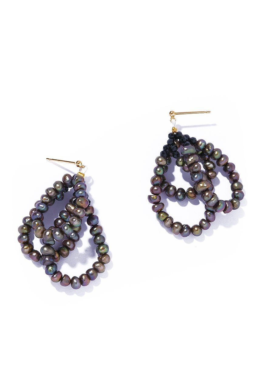 【ルボンボン/les bonbon】のconation pearl ピアス インテリア・キッズ・メンズ・レディースファッション・服の通販 founy(ファニー) 　ファッション　Fashion　レディースファッション　Fashion for Women　ジュエリー　Jewelry　ファッションリング　Fashion Rings　イヤリング・フープ・ドロップタイプ　Hoop, Drop & Clip Earrings　イヤリング　Earrings　エレガント 上品　Elegant　パール　Pearl, Pearl Accent　再入荷　Restock / Back in Stock　ブラウン|ID: prp329100004938198 ipo3291000000037055084