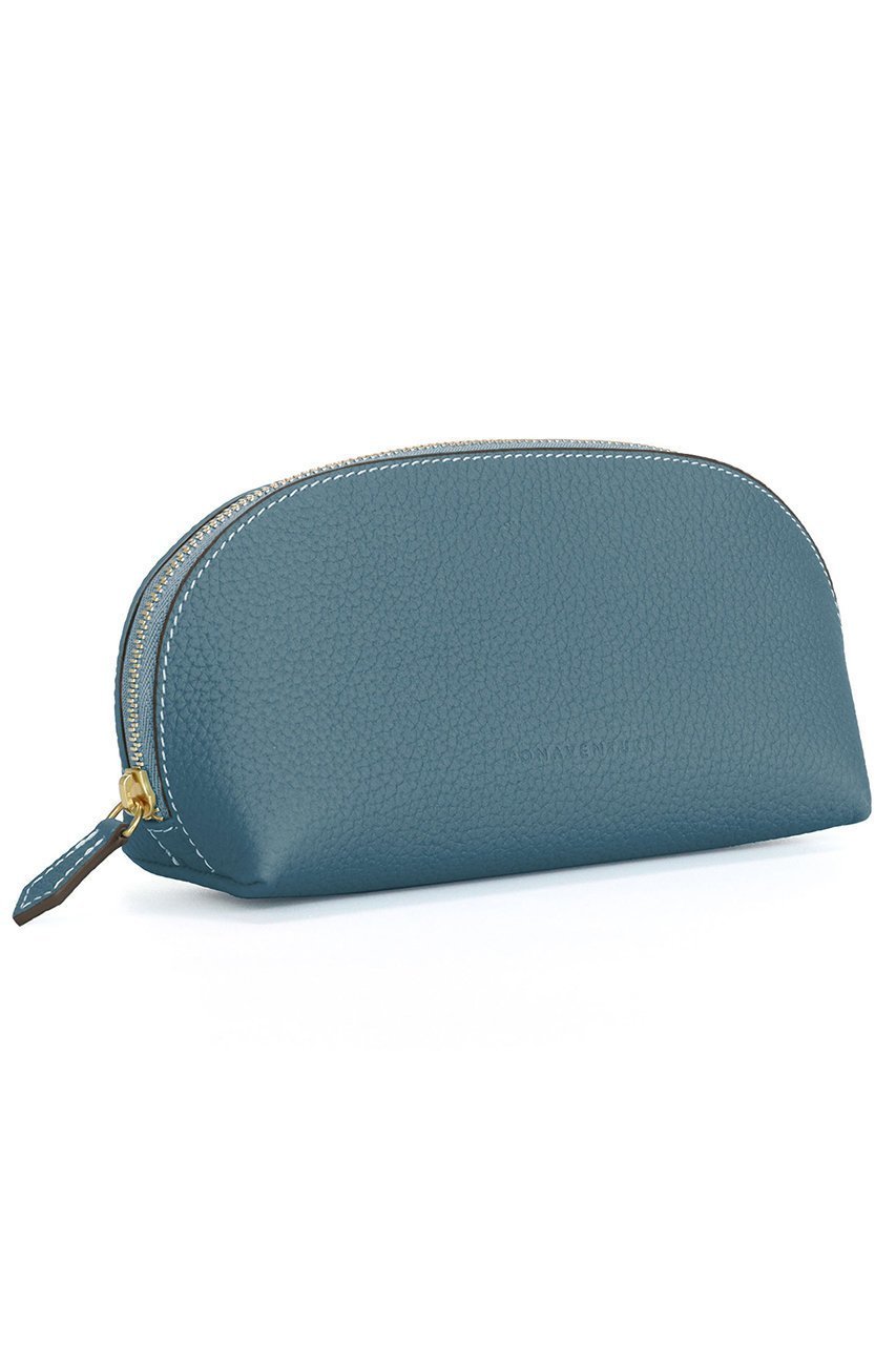 【ボナベンチュラ/BONAVENTURA】の【UNISEX】コスメティックポーチ シュリンクレザー (スモール) インテリア・キッズ・メンズ・レディースファッション・服の通販 founy(ファニー) 　ファッション　Fashion　レディースファッション　Fashion for Women　ポーチ&ミニバッグ　Pouches & Mini Bags　コーティング　Coating, Coated Finish　ジップ　Zip, Zipper　フラット　Flat, Flat Shoes　ポケット　Pocket, Pocket Detail　ポーチ　Pouch, Small Case　ユニセックス　Unisex, Genderless　リップ　Lip, Lip Motif　再入荷　Restock / Back in Stock　エレガント 上品　Elegant　ブルーシアン|ID: prp329100004938208 ipo3291000000037055169