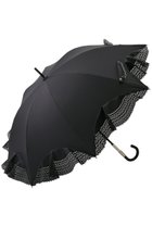 【ムーンバット/MOONBAT】の【Sun dress】パンチングフリル 晴雨兼用日傘 ショート長傘 人気、トレンドファッション・服の通販 founy(ファニー) ファッション Fashion レディースファッション Fashion for Women ワンピース Dresses フォーマル・パーティードレス・結婚式用ドレス Elegant & Casual Dresses レイングッズ・傘・晴雨兼用傘 Umbrellas & Rain Gear ショート Short, Short Length ハンカチ Handkerchief, Hanky フェミニン Feminine, Girly フリル Frill, Ruffle エレガント 上品 Elegant 傘 Umbrella, Parasol 再入荷 Restock / Back in Stock 夏 Summer 日傘 Parasol, UV Umbrella 時計 Watch, Wristwatch thumbnail ブラック|ID: prp329100004938218 ipo3291000000037055284