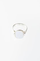 【プラウ/PLOW】のShell Window リング(シルバー) ホワイト|ID: prp329100004938224 ipo3291000000037055331