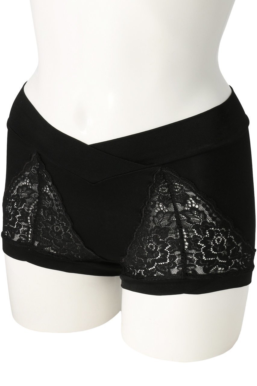 【ツェルマット/ZERMATT】の2WAY カシュクールショート Mサイズ インテリア・キッズ・メンズ・レディースファッション・服の通販 founy(ファニー) 　ファッション　Fashion　レディースファッション　Fashion for Women　下着・ランジェリー　Lingerie & Intimates　ショーツ・ランジェリー用ボトムス　Panties / Briefs / Lingerie Bottoms　ショーツ　Shorts, Short Pants　ランジェリー　Lingerie, Intimate Wear　レース　Lace, Lace Fabric　エレガント 上品　Elegant　再入荷　Restock / Back in Stock　ブラック|ID: prp329100004938227 ipo3291000000037055354