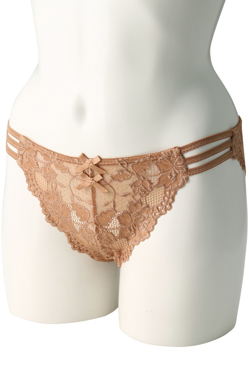 【ツェルマット/ZERMATT】のオールレース 脇3本ストラップショーツ インテリア・キッズ・メンズ・レディースファッション・服の通販 founy(ファニー) 　ファッション　Fashion　レディースファッション　Fashion for Women　下着・ランジェリー　Lingerie & Intimates　ショーツ・ランジェリー用ボトムス　Panties / Briefs / Lingerie Bottoms　ショーツ　Shorts, Short Pants　センター　Center, Center Line　フェミニン　Feminine, Girly　ランジェリー　Lingerie, Intimate Wear　リボン　Ribbon, Bow　レース　Lace, Lace Fabric　再入荷　Restock / Back in Stock　モカ|ID: prp329100004938229 ipo3291000000037055375