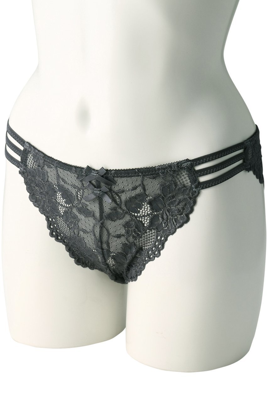 【ツェルマット/ZERMATT】のオールレース 脇3本ストラップショーツ インテリア・キッズ・メンズ・レディースファッション・服の通販 founy(ファニー) 　ファッション　Fashion　レディースファッション　Fashion for Women　下着・ランジェリー　Lingerie & Intimates　ショーツ・ランジェリー用ボトムス　Panties / Briefs / Lingerie Bottoms　ショーツ　Shorts, Short Pants　センター　Center, Center Line　フェミニン　Feminine, Girly　ランジェリー　Lingerie, Intimate Wear　リボン　Ribbon, Bow　レース　Lace, Lace Fabric　再入荷　Restock / Back in Stock　ユーログレー|ID: prp329100004938229 ipo3291000000037055376