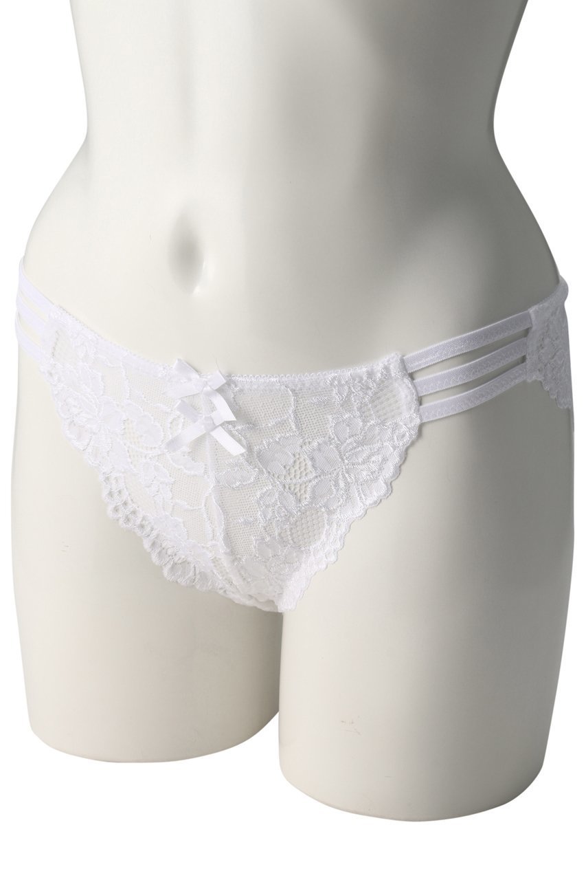 【ツェルマット/ZERMATT】のオールレース 脇3本ストラップショーツ インテリア・キッズ・メンズ・レディースファッション・服の通販 founy(ファニー) 　ファッション　Fashion　レディースファッション　Fashion for Women　下着・ランジェリー　Lingerie & Intimates　ショーツ・ランジェリー用ボトムス　Panties / Briefs / Lingerie Bottoms　ショーツ　Shorts, Short Pants　センター　Center, Center Line　フェミニン　Feminine, Girly　ランジェリー　Lingerie, Intimate Wear　リボン　Ribbon, Bow　レース　Lace, Lace Fabric　再入荷　Restock / Back in Stock　ホワイト|ID: prp329100004938229 ipo3291000000037055378
