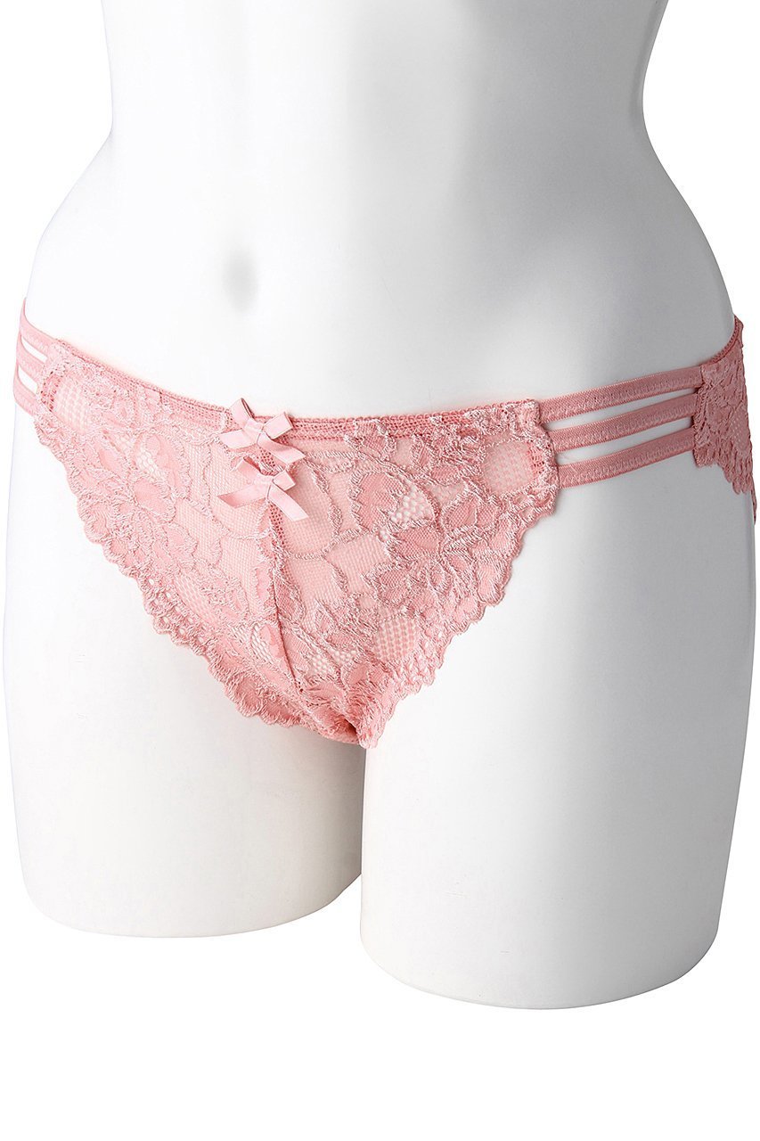 【ツェルマット/ZERMATT】のオールレース 脇3本ストラップショーツ インテリア・キッズ・メンズ・レディースファッション・服の通販 founy(ファニー) 　ファッション　Fashion　レディースファッション　Fashion for Women　下着・ランジェリー　Lingerie & Intimates　ショーツ・ランジェリー用ボトムス　Panties / Briefs / Lingerie Bottoms　ショーツ　Shorts, Short Pants　センター　Center, Center Line　フェミニン　Feminine, Girly　ランジェリー　Lingerie, Intimate Wear　リボン　Ribbon, Bow　レース　Lace, Lace Fabric　再入荷　Restock / Back in Stock　ローズピンク|ID: prp329100004938229 ipo3291000000037055380