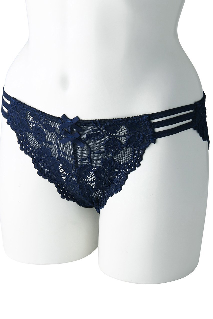 【ツェルマット/ZERMATT】のオールレース 脇3本ストラップショーツ インテリア・キッズ・メンズ・レディースファッション・服の通販 founy(ファニー) 　ファッション　Fashion　レディースファッション　Fashion for Women　下着・ランジェリー　Lingerie & Intimates　ショーツ・ランジェリー用ボトムス　Panties / Briefs / Lingerie Bottoms　ショーツ　Shorts, Short Pants　センター　Center, Center Line　フェミニン　Feminine, Girly　ランジェリー　Lingerie, Intimate Wear　リボン　Ribbon, Bow　レース　Lace, Lace Fabric　再入荷　Restock / Back in Stock　ネイビー|ID: prp329100004938229 ipo3291000000037055381