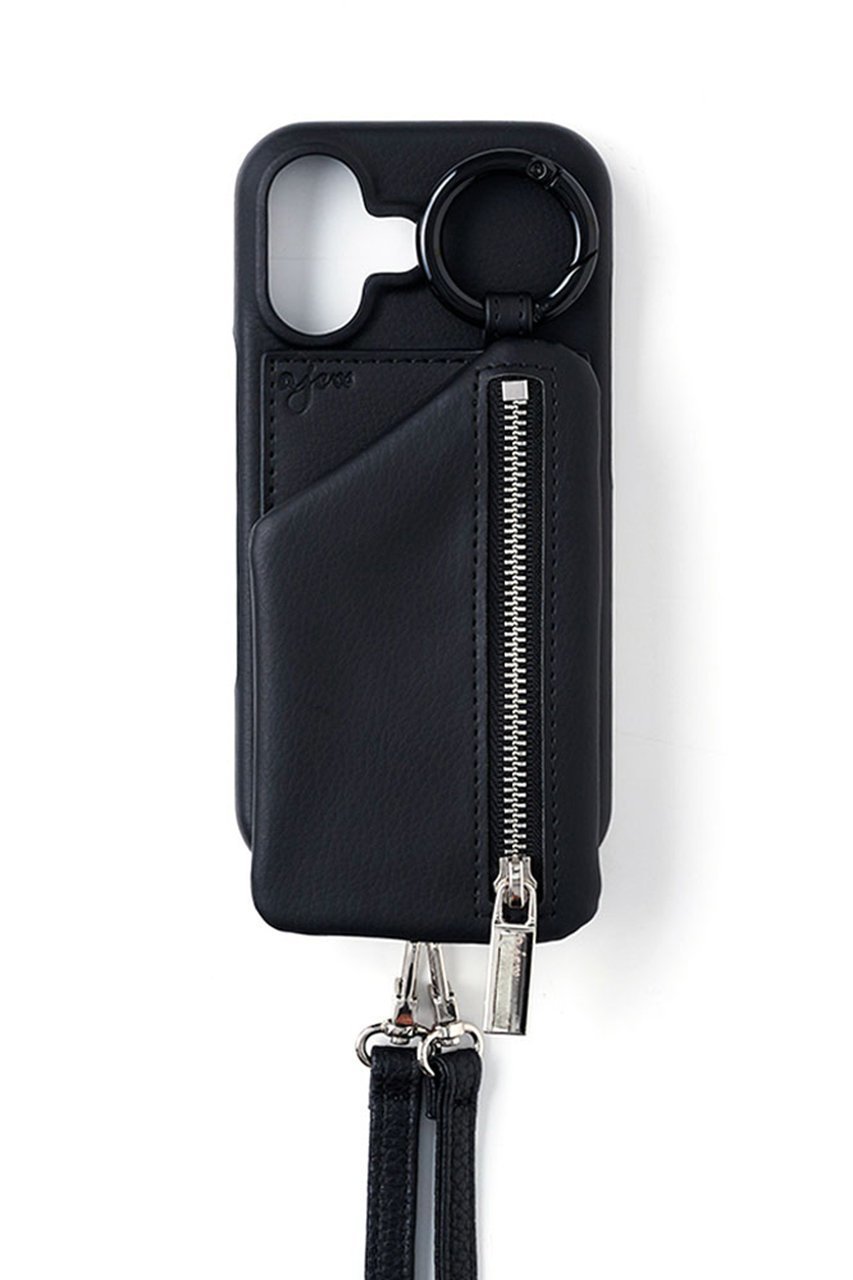 【エジュー/ajew】のiPhone17/17Pro ajew cadenas zipphone case shoulder【新仕様(カードケース付き)】 インテリア・キッズ・メンズ・レディースファッション・服の通販 founy(ファニー) 　ファッション　Fashion　レディースファッション　Fashion for Women　カードケース/名刺入れ　Card Holders & Business Cases　アクセサリー　Fashion Accessories　今季　This Season, Current Season　ショルダー　Shoulder, Shoulder Strap　シルバー　Silver, Metallic Silver　定番　Standard, Basic Item　ポケット　Pocket, Pocket Detail　モノトーン　Monotone, Black and White　ループ　Loop, Loop Knit　冬　Winter / This Winter　A/W・秋冬　Autumn/Winter　再入荷　Restock / Back in Stock　おすすめ　Recommended / Our Picks　iPhone アイフォーン　iPhone　ピュアブラック|ID: prp329100004938231 ipo3291000000037055398