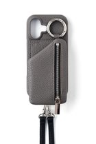 【エジュー/ajew】のiPhone17/17Pro ajew cadenas zipphone case shoulder【新仕様(カードケース付き)】 グレー|ID: prp329100004938231 ipo3291000000037055399