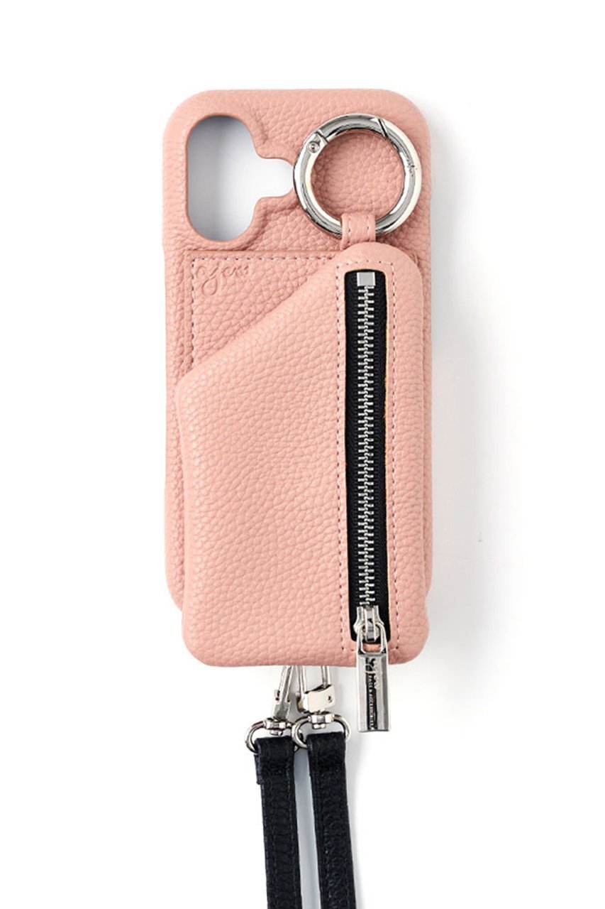 【エジュー/ajew】のiPhone17/17Pro ajew cadenas zipphone case shoulder【新仕様(カードケース付き)】 インテリア・キッズ・メンズ・レディースファッション・服の通販 founy(ファニー) 　ファッション　Fashion　レディースファッション　Fashion for Women　カードケース/名刺入れ　Card Holders & Business Cases　アクセサリー　Fashion Accessories　今季　This Season, Current Season　ショルダー　Shoulder, Shoulder Strap　シルバー　Silver, Metallic Silver　定番　Standard, Basic Item　ポケット　Pocket, Pocket Detail　モノトーン　Monotone, Black and White　ループ　Loop, Loop Knit　冬　Winter / This Winter　A/W・秋冬　Autumn/Winter　再入荷　Restock / Back in Stock　おすすめ　Recommended / Our Picks　iPhone アイフォーン　iPhone　ピンクベージュ|ID: prp329100004938231 ipo3291000000037055403