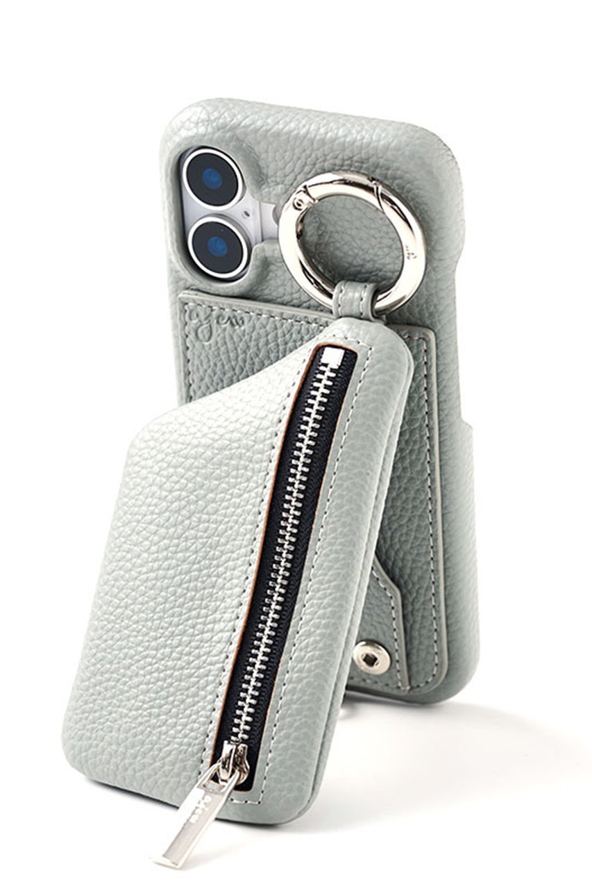 【エジュー/ajew】のiPhone17/17Pro ajew cadenas zipphone case shoulder【新仕様(カードケース付き)】 人気、トレンドファッション・服の通販 founy(ファニー) 　ファッション　Fashion　レディースファッション　Fashion for Women　カードケース/名刺入れ　Card Holders & Business Cases　アクセサリー　Fashion Accessories　今季　This Season, Current Season　ショルダー　Shoulder, Shoulder Strap　シルバー　Silver, Metallic Silver　定番　Standard, Basic Item　ポケット　Pocket, Pocket Detail　モノトーン　Monotone, Black and White　ループ　Loop, Loop Knit　冬　Winter / This Winter　A/W・秋冬　Autumn/Winter　再入荷　Restock / Back in Stock　おすすめ　Recommended / Our Picks　iPhone アイフォーン　iPhone　other-2|ID: prp329100004938231 ipo3291000000037055407