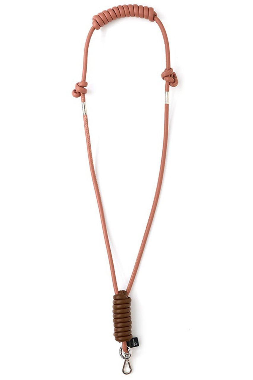 【エジュー/ajew】のCoil shoulder インテリア・キッズ・メンズ・レディースファッション・服の通販 founy(ファニー) 　ファッション　Fashion　レディースファッション　Fashion for Women　iPhone アイフォーン　iPhone　ラップ　Wrap, Wrap Design　再入荷　Restock / Back in Stock　ピンクベージュ×ダークブラウン|ID: prp329100004938232 ipo3291000000037055416