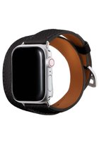 【ボナベンチュラ/BONAVENTURA】のダブルトゥール Apple Watch レザーバンド シュリンクレザー (アダプター:シルバー) ブラック|ID: prp329100004938238 ipo3291000000037055471