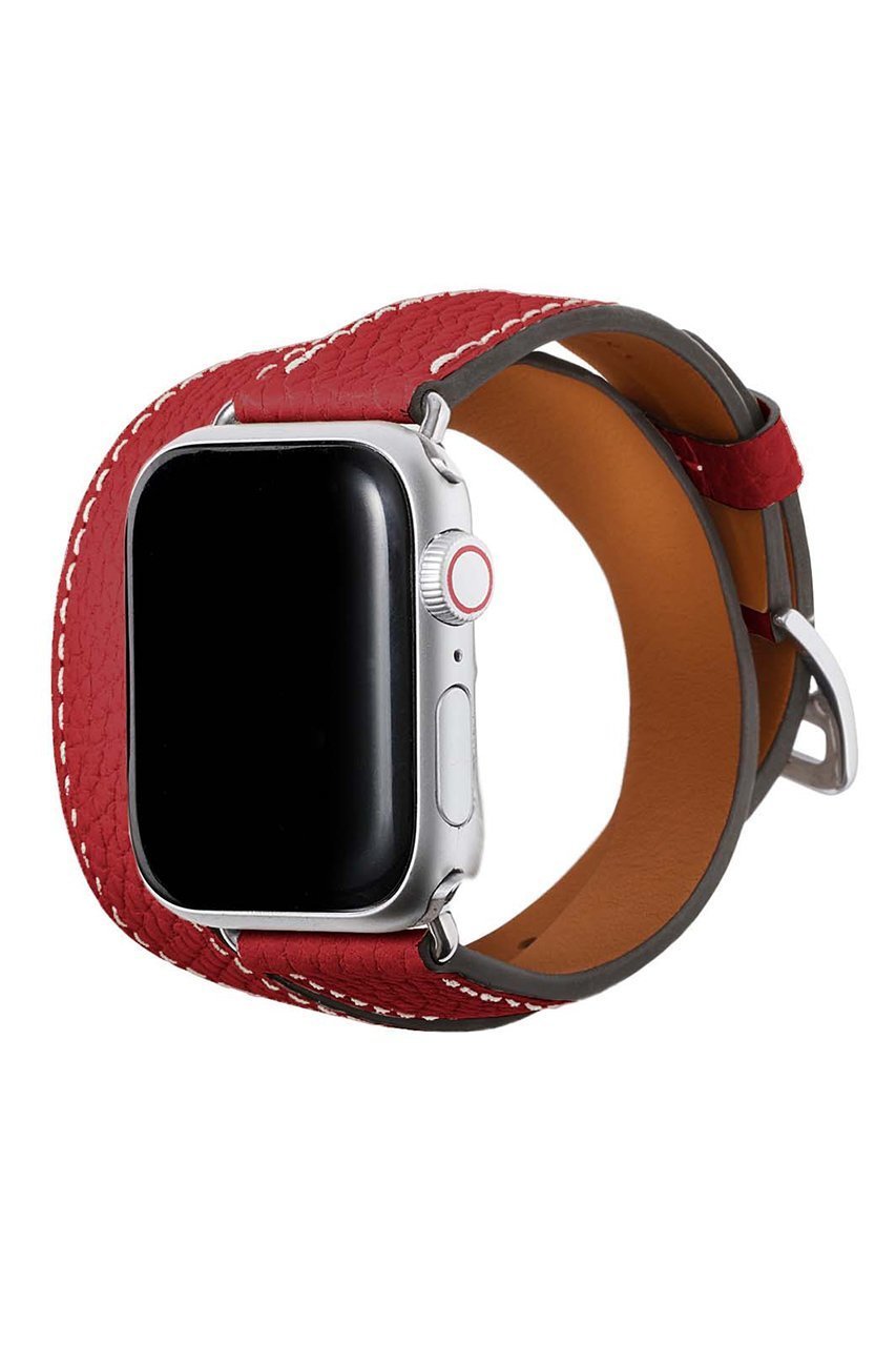 【ボナベンチュラ/BONAVENTURA】のダブルトゥール Apple Watch レザーバンド シュリンクレザー (アダプター:シルバー) インテリア・キッズ・メンズ・レディースファッション・服の通販 founy(ファニー) 　ファッション　Fashion　レディースファッション　Fashion for Women　レイングッズ・傘・晴雨兼用傘　Umbrellas & Rain Gear　コーティング　Coating, Coated Finish　傘　Umbrella, Parasol　シルバー　Silver, Metallic Silver　ダメージ　Distressed, Destroyed　時計　Watch, Wristwatch　ハンカチ　Handkerchief, Hanky　ユニセックス　Unisex, Genderless　再入荷　Restock / Back in Stock　エレガント 上品　Elegant　レッド|ID: prp329100004938238 ipo3291000000037055474