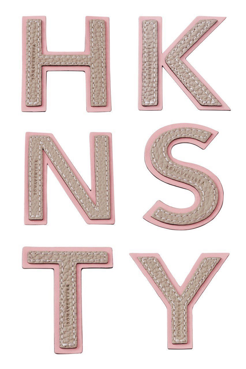 【ボナベンチュラ/BONAVENTURA】の【UNISEX】イニシャルレター インテリア・キッズ・メンズ・レディースファッション・服の通販 founy(ファニー) 　ファッション　Fashion　レディースファッション　Fashion for Women　ユニセックス　Unisex, Genderless　スマホケース　Smartphone Case　スマート　Smart, Elegant　エレガント 上品　Elegant　再入荷　Restock / Back in Stock　グレージュ x ベイビーピンク|ID: prp329100004938239 ipo3291000000037055480