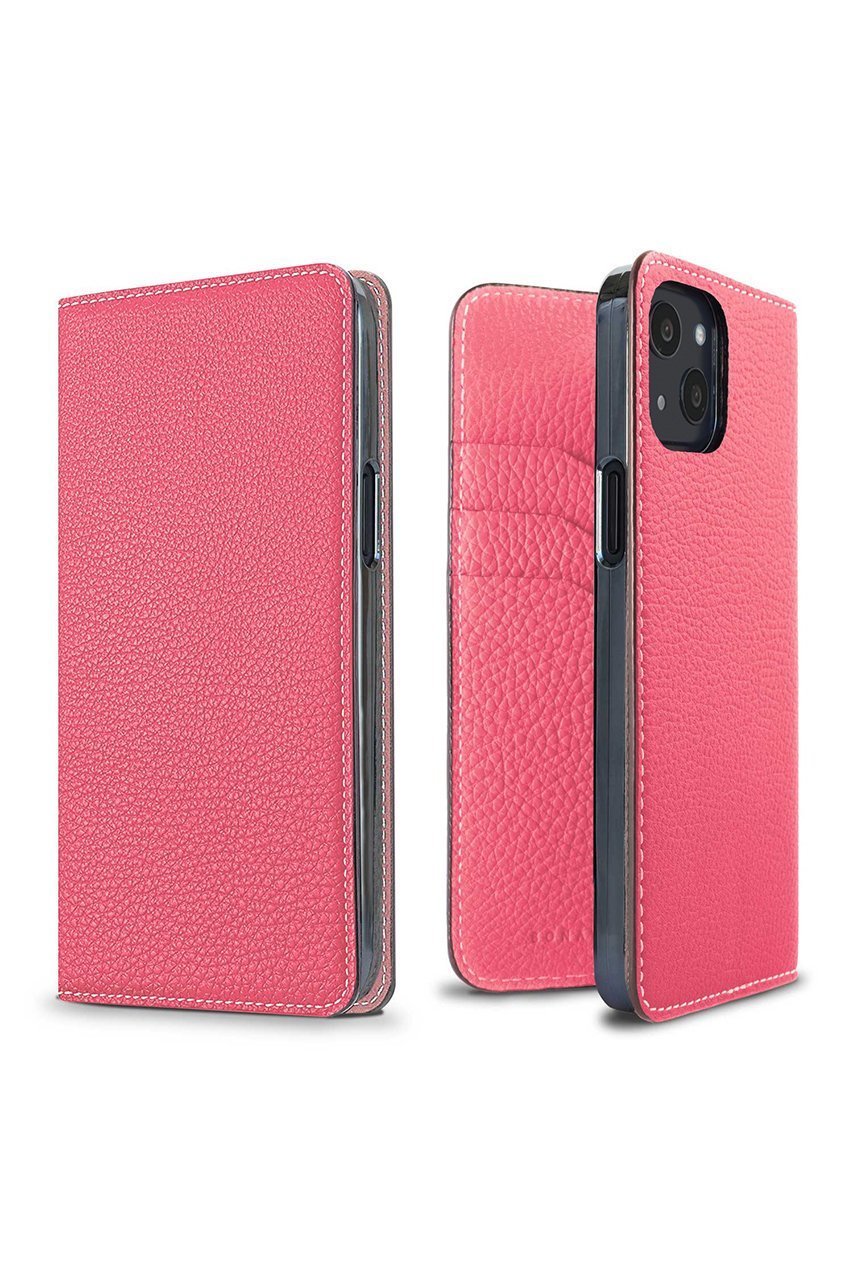 【ボナベンチュラ/BONAVENTURA】のiPhone13 ダイアリーケース シュリンクレザー インテリア・キッズ・メンズ・レディースファッション・服の通販 founy(ファニー) 　ファッション　Fashion　レディースファッション　Fashion for Women　iPhone アイフォーン　iPhone　ユニセックス　Unisex, Genderless　スマホケース　Smartphone Case　スマート　Smart, Elegant　ポケット　Pocket, Pocket Detail　エレガント 上品　Elegant　再入荷　Restock / Back in Stock　手帳　Planner, Notebook　アザレピンク|ID: prp329100004938243 ipo3291000000037055543