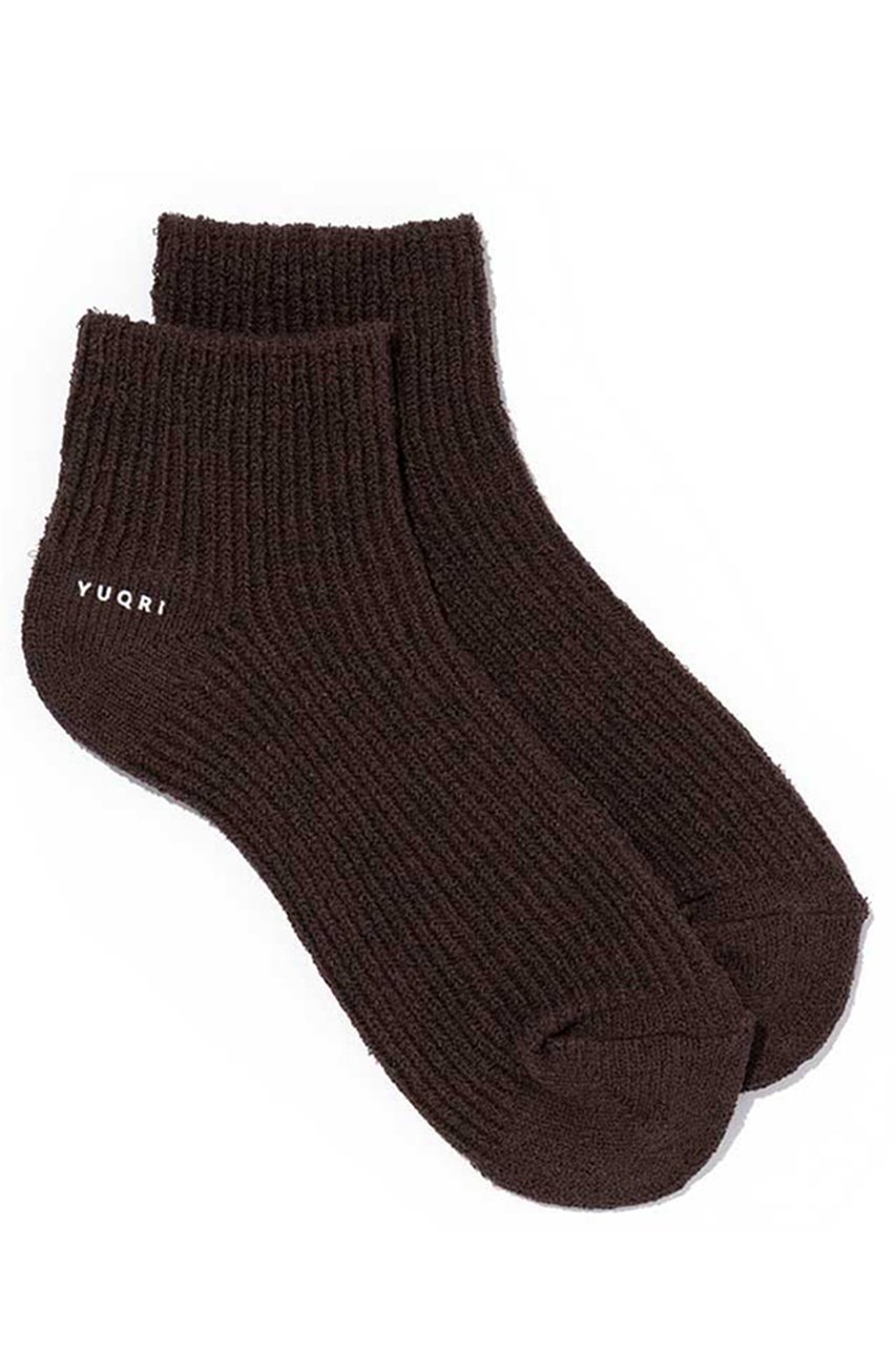【ユクリ/YUQRI】のCrispy ankle ソックス インテリア・キッズ・メンズ・レディースファッション・服の通販 founy(ファニー) 　ファッション　Fashion　レディースファッション　Fashion for Women　ソックス&靴下　Socks & Hosiery　レッグウェア・ストッキング　Legwear & Hosiery　ソックス　Socks, Hosiery　ユニセックス　Unisex, Genderless　ルーズ　Loose, Oversized　新作・新入荷　New Arrivals / New In　ダークブラウン|ID: prp329100004938247 ipo3291000000037055605