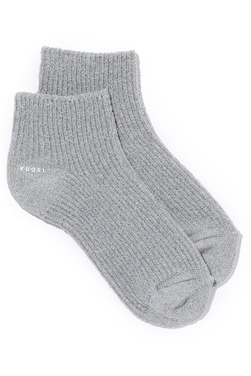 【ユクリ/YUQRI】のCrispy ankle ソックス インテリア・キッズ・メンズ・レディースファッション・服の通販 founy(ファニー) 　ファッション　Fashion　レディースファッション　Fashion for Women　ソックス&靴下　Socks & Hosiery　レッグウェア・ストッキング　Legwear & Hosiery　ソックス　Socks, Hosiery　ユニセックス　Unisex, Genderless　ルーズ　Loose, Oversized　新作・新入荷　New Arrivals / New In　ライトグレー|ID: prp329100004938247 ipo3291000000037055607