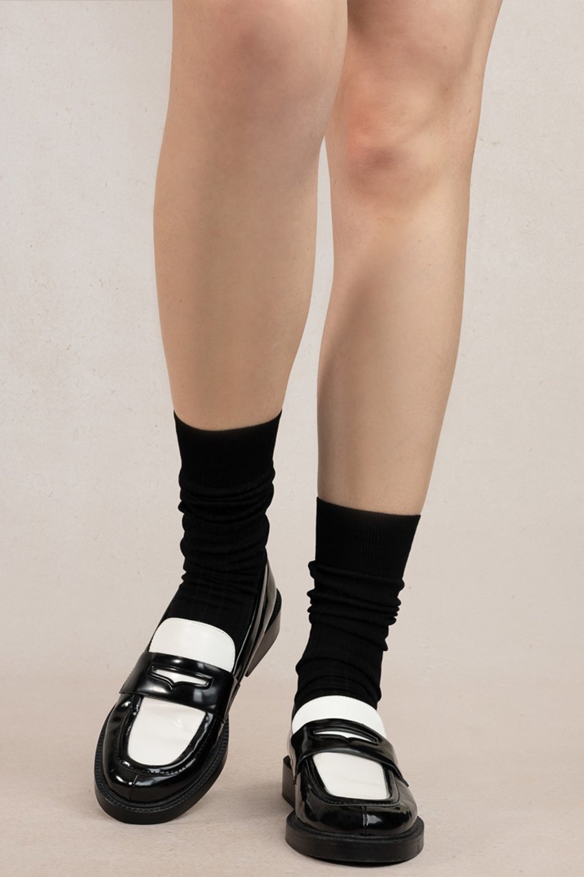 【ブルーフォレ/BLEUFORET】の6484 ソリッドカラー リブーセライズドコットン オーバーザカーフソックス 人気、トレンドファッション・服の通販 founy(ファニー) 　ファッション　Fashion　レディースファッション　Fashion for Women　ソックス&靴下　Socks & Hosiery　レッグウェア・ストッキング　Legwear & Hosiery　クラシック　Classic, Timeless Style　シンプル　Simple, Minimal　ソックス　Socks, Hosiery　バランス　Balance, Style Balance　フィット　Fit, Slim Fit　フラット　Flat, Flat Shoes　フランス　France, French　再入荷　Restock / Back in Stock　定番　Standard, Basic Item　other-3|ID: prp329100004938253 ipo3291000000037055654