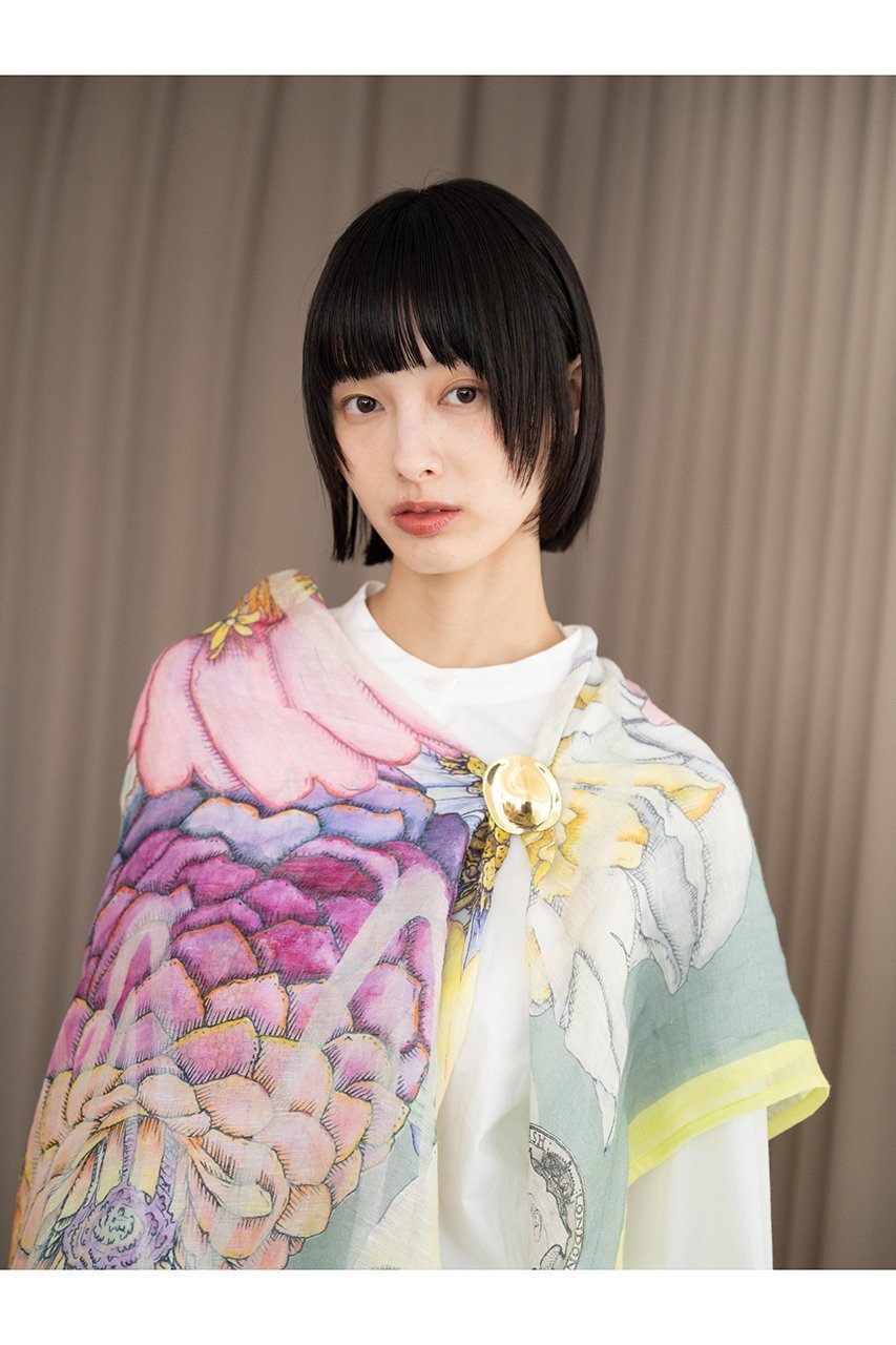 【スウォッシュロンドン/SWASH LONDON】のShowboat Floraストール 約120cmx約120cm 人気、トレンドファッション・服の通販 founy(ファニー) 　ファッション　Fashion　レディースファッション　Fashion for Women　ストール　Soft & Warm Scarves　マフラー・スヌード / 冬小物の定番　Scarves & Mufflers　スカーフ　Scarf, Neckwear　ストール　Stole, Wrap　マフラー　Scarf, Muffler　再入荷　Restock / Back in Stock　other-4|ID: prp329100004938257 ipo3291000000037055681