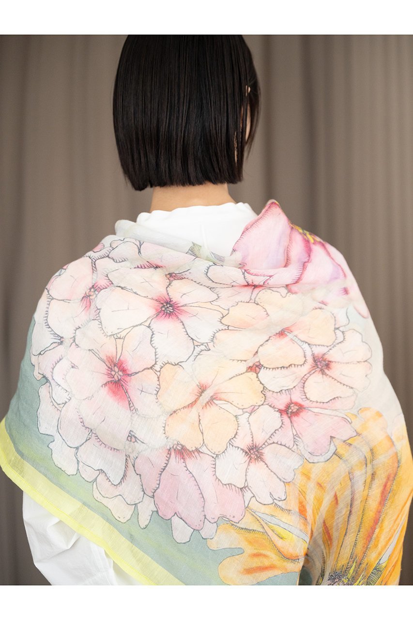 【スウォッシュロンドン/SWASH LONDON】のShowboat Floraストール 約120cmx約120cm 人気、トレンドファッション・服の通販 founy(ファニー) 　ファッション　Fashion　レディースファッション　Fashion for Women　ストール　Soft & Warm Scarves　マフラー・スヌード / 冬小物の定番　Scarves & Mufflers　スカーフ　Scarf, Neckwear　ストール　Stole, Wrap　マフラー　Scarf, Muffler　再入荷　Restock / Back in Stock　other-7|ID: prp329100004938257 ipo3291000000037055684