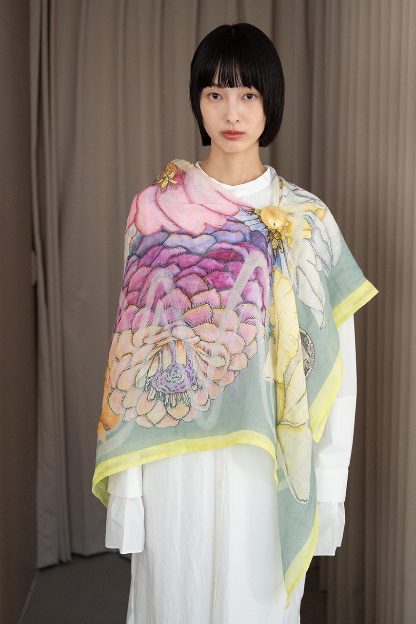 【スウォッシュロンドン/SWASH LONDON】のShowboat Floraストール 約120cmx約120cm 人気、トレンドファッション・服の通販 founy(ファニー) 　ファッション　Fashion　レディースファッション　Fashion for Women　ストール　Soft & Warm Scarves　マフラー・スヌード / 冬小物の定番　Scarves & Mufflers　スカーフ　Scarf, Neckwear　ストール　Stole, Wrap　マフラー　Scarf, Muffler　再入荷　Restock / Back in Stock　other-8|ID: prp329100004938257 ipo3291000000037055685