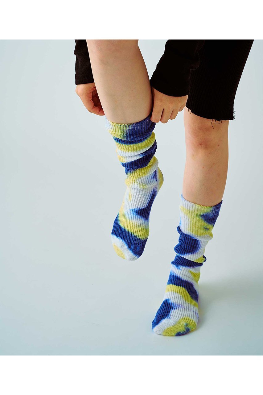 【ユクリ/YUQRI】のCrispy tie-dye ソックス 人気、トレンドファッション・服の通販 founy(ファニー) 　ファッション　Fashion　レディースファッション　Fashion for Women　ソックス&靴下　Socks & Hosiery　レッグウェア・ストッキング　Legwear & Hosiery　ソックス　Socks, Hosiery　ユニセックス　Unisex, Genderless　ルーズ　Loose, Oversized　再入荷　Restock / Back in Stock　other-2|ID: prp329100004938261 ipo3291000000037055717