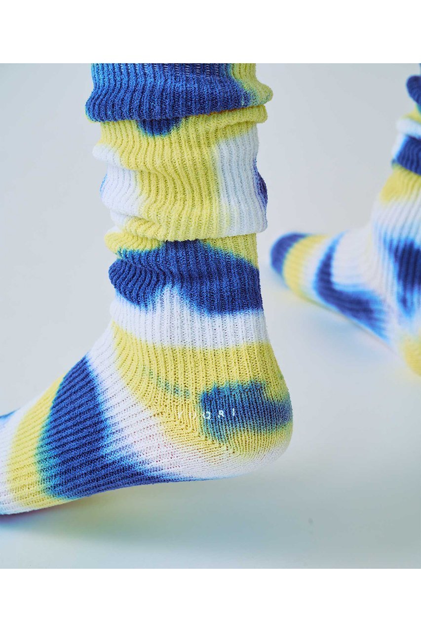【ユクリ/YUQRI】のCrispy tie-dye ソックス 人気、トレンドファッション・服の通販 founy(ファニー) 　ファッション　Fashion　レディースファッション　Fashion for Women　ソックス&靴下　Socks & Hosiery　レッグウェア・ストッキング　Legwear & Hosiery　ソックス　Socks, Hosiery　ユニセックス　Unisex, Genderless　ルーズ　Loose, Oversized　再入荷　Restock / Back in Stock　other-7|ID: prp329100004938261 ipo3291000000037055722