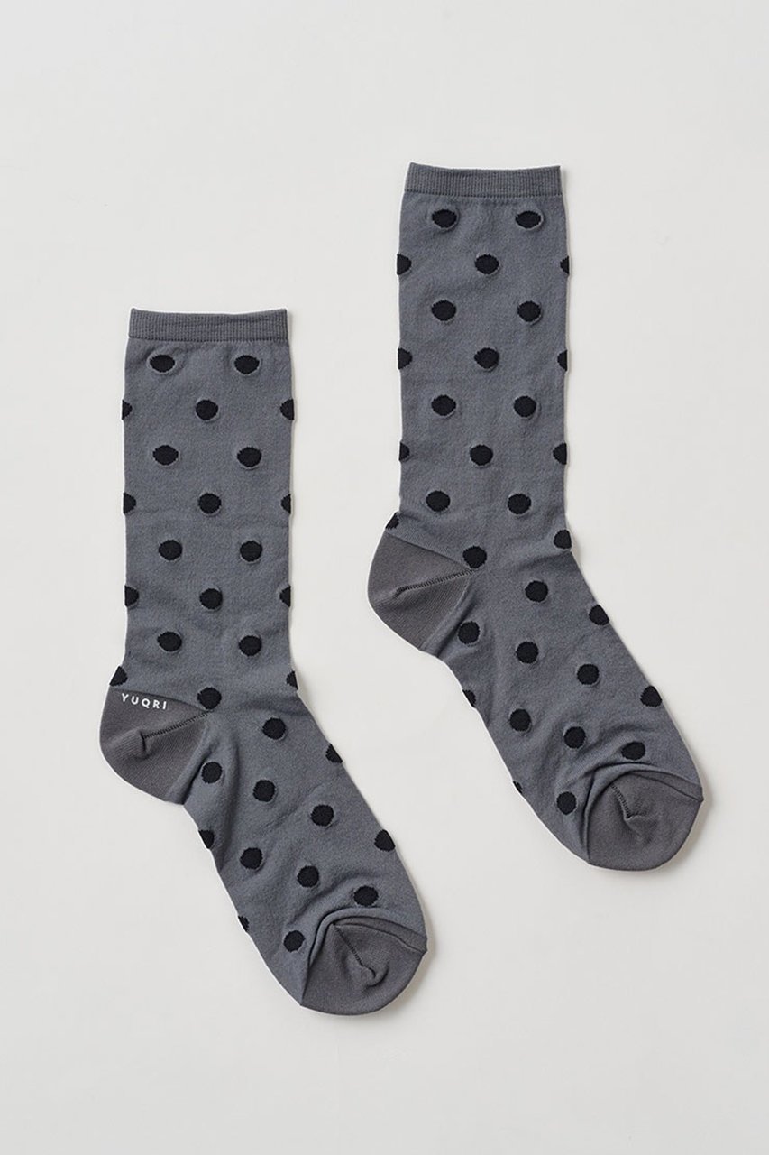 【ユクリ/YUQRI】のPolka ソックス 人気、トレンドファッション・服の通販 founy(ファニー) 　ファッション　Fashion　レディースファッション　Fashion for Women　ソックス&靴下　Socks & Hosiery　レッグウェア・ストッキング　Legwear & Hosiery　ソックス　Socks, Hosiery　ドット　Polka Dot, Dot Pattern　フェミニン　Feminine, Girly　ユニセックス　Unisex, Genderless　再入荷　Restock / Back in Stock　other-3|ID: prp329100004938265 ipo3291000000037055756