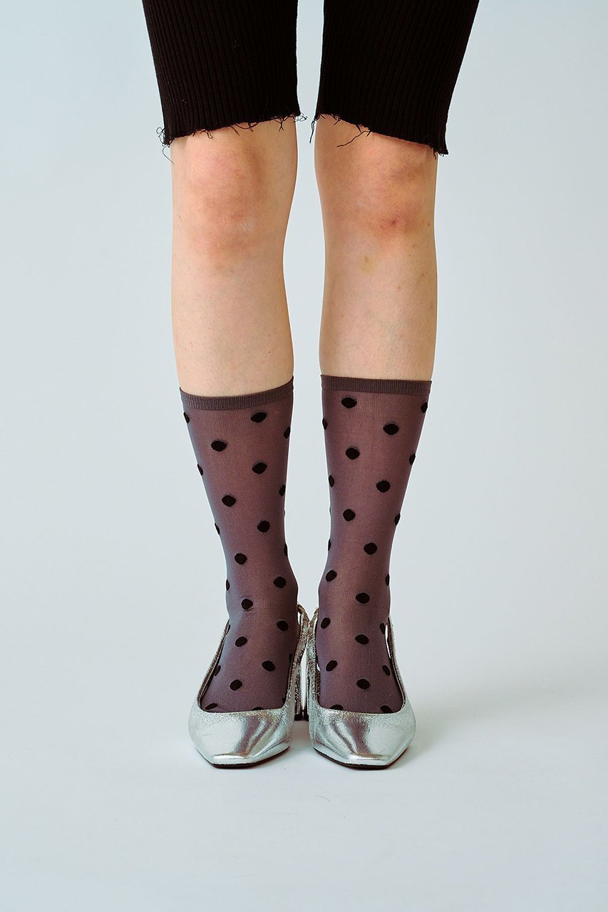 【ユクリ/YUQRI】のPolka ソックス 人気、トレンドファッション・服の通販 founy(ファニー) 　ファッション　Fashion　レディースファッション　Fashion for Women　ソックス&靴下　Socks & Hosiery　レッグウェア・ストッキング　Legwear & Hosiery　ソックス　Socks, Hosiery　ドット　Polka Dot, Dot Pattern　フェミニン　Feminine, Girly　ユニセックス　Unisex, Genderless　再入荷　Restock / Back in Stock　other-5|ID: prp329100004938265 ipo3291000000037055758