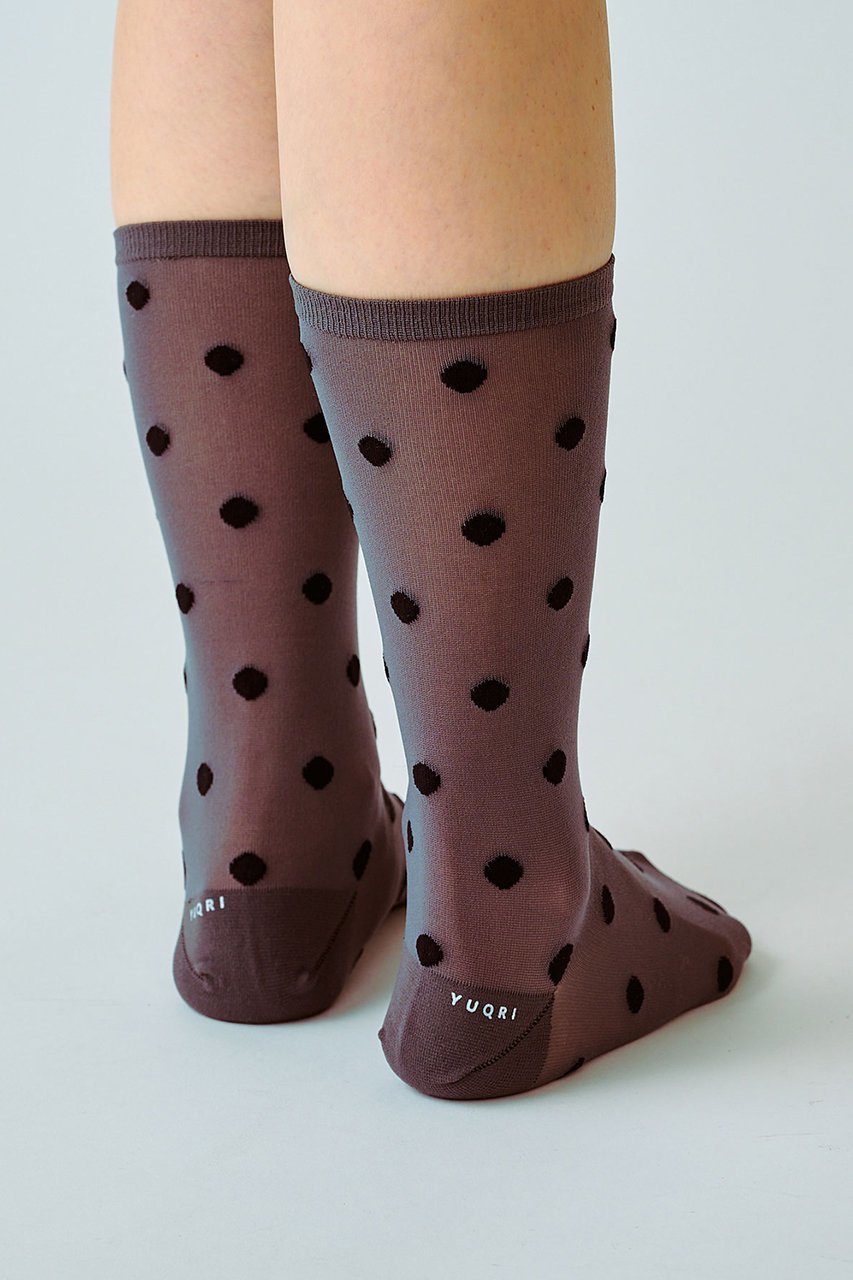【ユクリ/YUQRI】のPolka ソックス 人気、トレンドファッション・服の通販 founy(ファニー) 　ファッション　Fashion　レディースファッション　Fashion for Women　ソックス&靴下　Socks & Hosiery　レッグウェア・ストッキング　Legwear & Hosiery　ソックス　Socks, Hosiery　ドット　Polka Dot, Dot Pattern　フェミニン　Feminine, Girly　ユニセックス　Unisex, Genderless　再入荷　Restock / Back in Stock　other-8|ID: prp329100004938265 ipo3291000000037055761