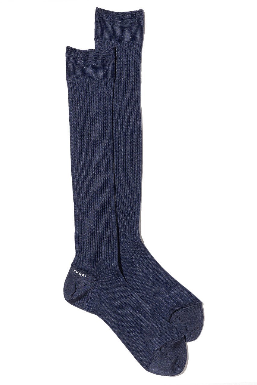 【ユクリ/YUQRI】のSchickest long ソックス インテリア・キッズ・メンズ・レディースファッション・服の通販 founy(ファニー) 　ファッション　Fashion　レディースファッション　Fashion for Women　ソックス&靴下　Socks & Hosiery　レッグウェア・ストッキング　Legwear & Hosiery　エレガント 上品　Elegant　クラシカル　Classical, Vintage-Inspired　ソックス　Socks, Hosiery　ユニセックス　Unisex, Genderless　ロング　Long, Long-Length　再入荷　Restock / Back in Stock　ネイビー|ID: prp329100004938267 ipo3291000000037055777