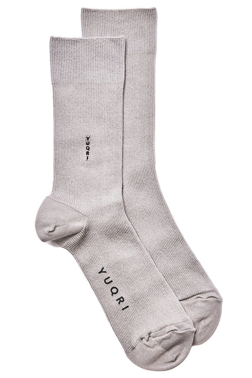 【ユクリ/YUQRI】のsilky crew ソックス インテリア・キッズ・メンズ・レディースファッション・服の通販 founy(ファニー) 　ファッション　Fashion　レディースファッション　Fashion for Women　ソックス&靴下　Socks & Hosiery　レッグウェア・ストッキング　Legwear & Hosiery　シルク　Silk, 100% Silk　シルケット　Silket, Silky Cotton　ソックス　Socks, Hosiery　とろみ　Fluid, Flowy Fabric　なめらか　Smooth, Silky Texture　ユニセックス　Unisex, Genderless　再入荷　Restock / Back in Stock　ライトグレー|ID: prp329100004938273 ipo3291000000037055872