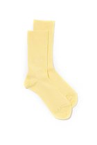 【ユクリ/YUQRI】のsilky crew ソックス ライトイエロー|ID: prp329100004938273 ipo3291000000037055890